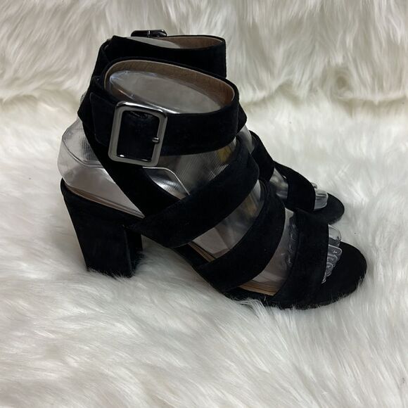 Vionic Womens Perk Blaire Black Suede Ankle Strap Heels Size 6Medium (B, M) B22B - Picture 8 of 13
